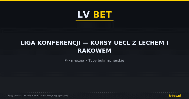 Liga Konferencji — kursy UECL z Lechem i Rakowem