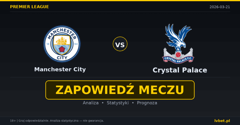 Manchester City – Crystal Palace typy 21.3