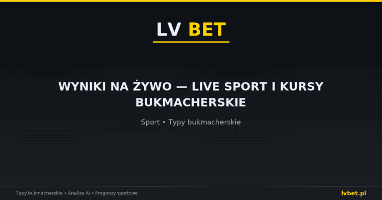 Wyniki na żywo — live sport i kursy bukmacherskie