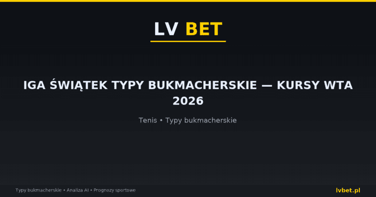 Iga Świątek typy bukmacherskie — kursy WTA 2026